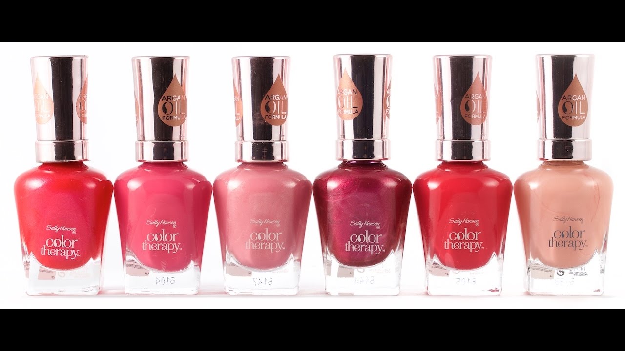 1. Sally Hansen Color Therapy Nail Polish Powder Room Collection - wide 8