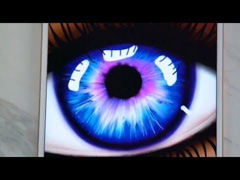 Cool Coloring tutorial: How to Color Hyper Realistic Iris with Color Therapy App