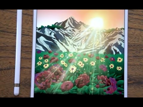 Cool Coloring tutorial: How to create Sun Rays with Color Therapy App