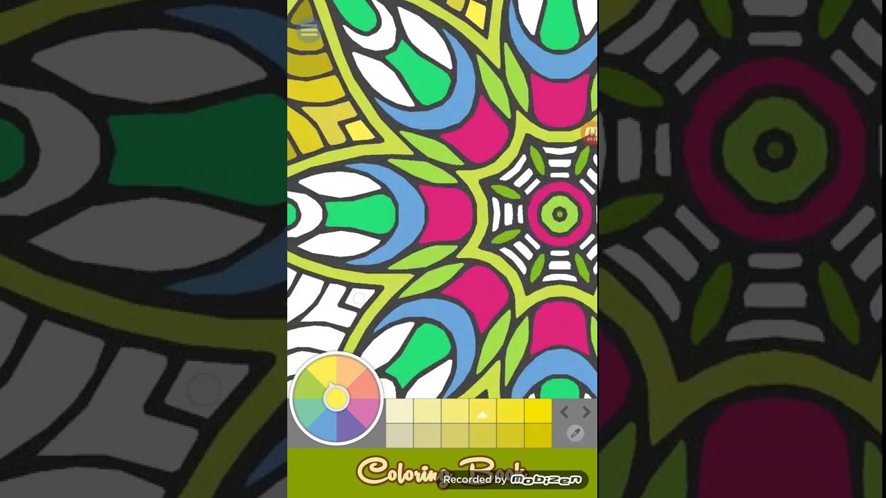 Color therapy: Drawing coloring book