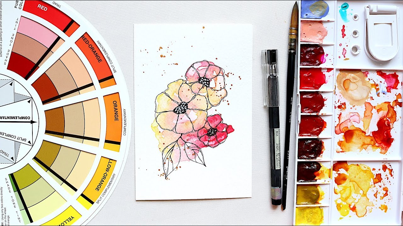 Monday Colour Therapy Ep. 3 | Watercolour Tutorial