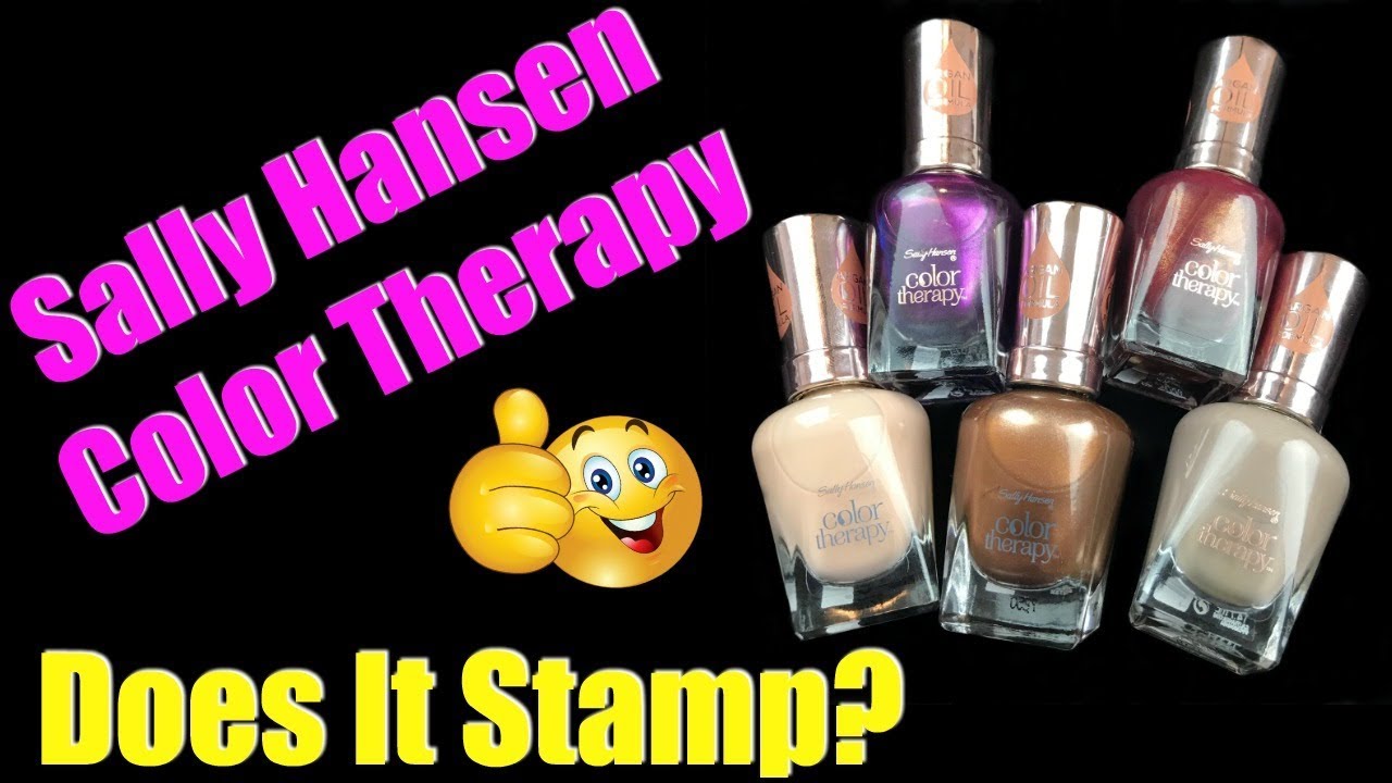 SALLY HANSEN COLOR THERAPY | DOES IT STAMP?