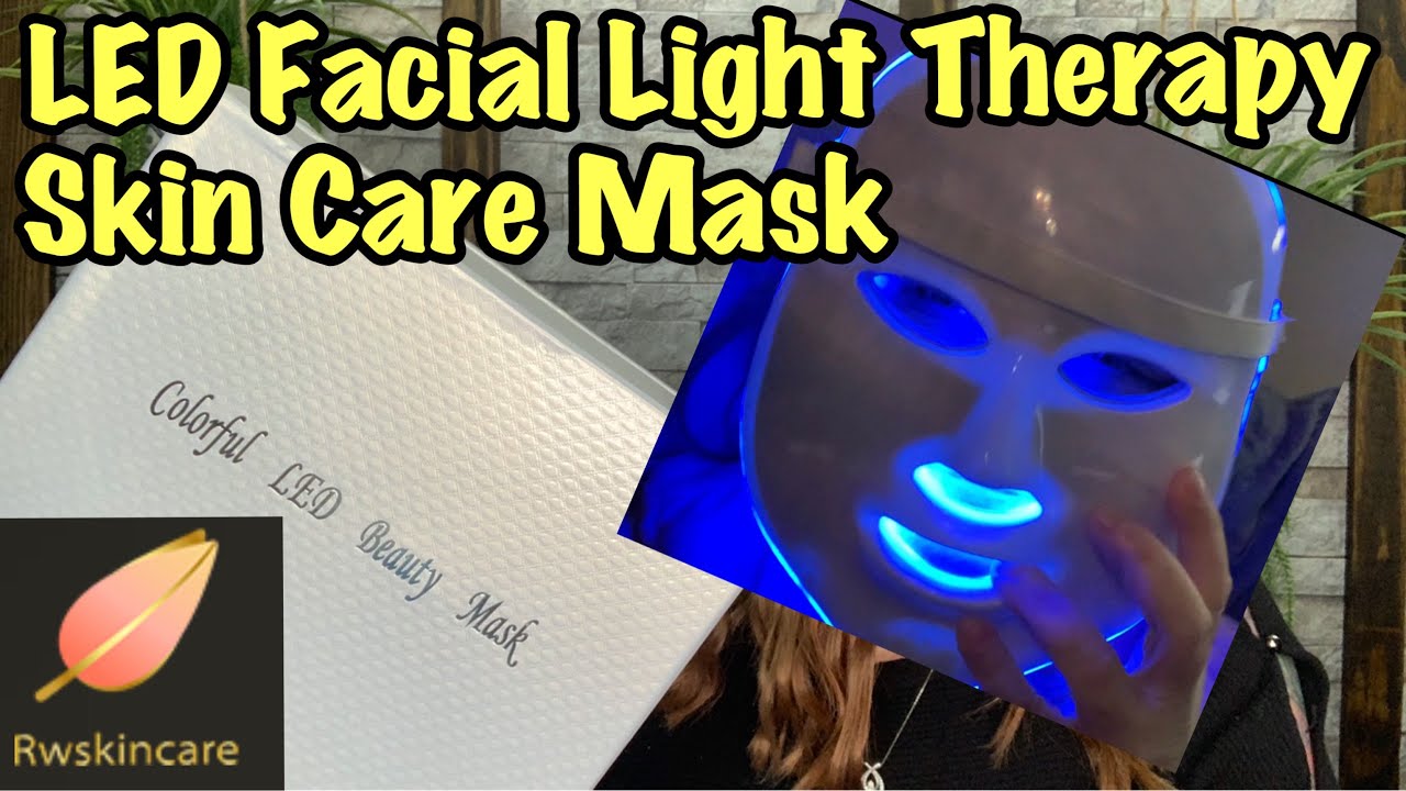 NEWKEY Led Mild Remedy 7 Shade Facial Pores and skin Care Masks ...