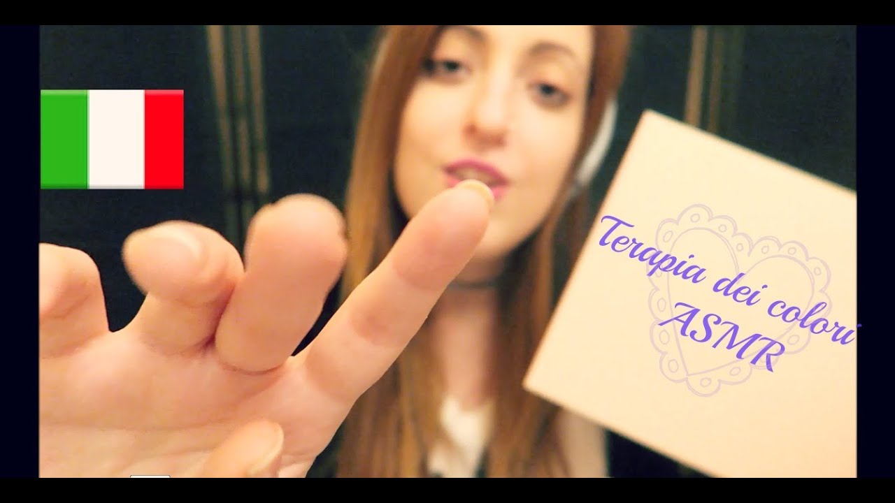 ~ASMR Colour Therapy Roleplay~ ITALIANO~ Ear to Ear+Music