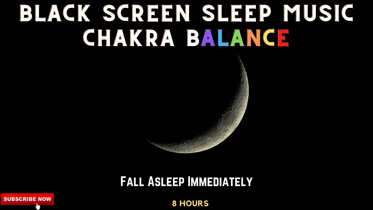 Sleep Music 432hz Healing Frequency Black Screen 8 hours I Chakra Balancing Music (*NAD)