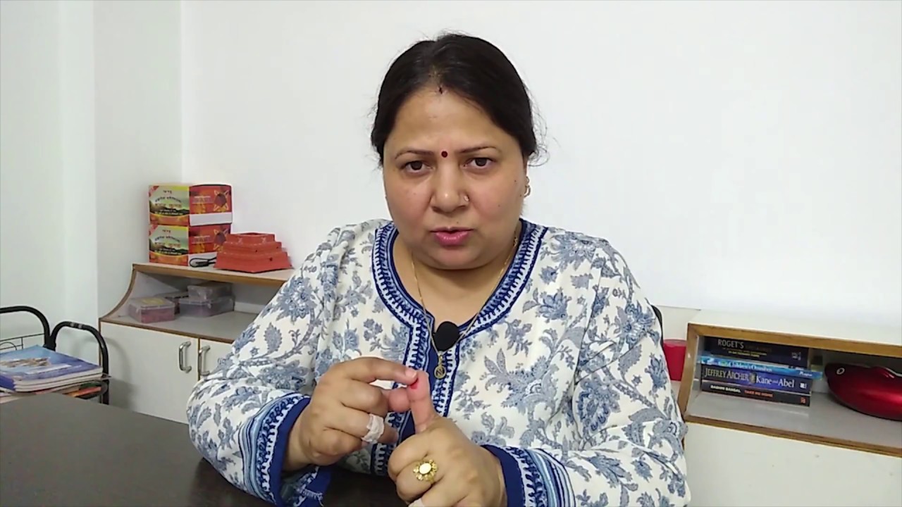 Treatment for sneezing (छींक आना) by acupressure and colour therapy
