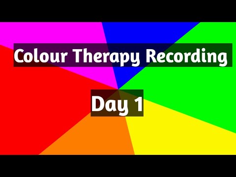 Colour Therapy Recording Day 1