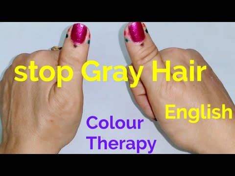 Stop Premature Greying Of Hair With Colour Therapy DIY/ English