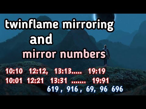 twinflame mirroring and mirror numbers