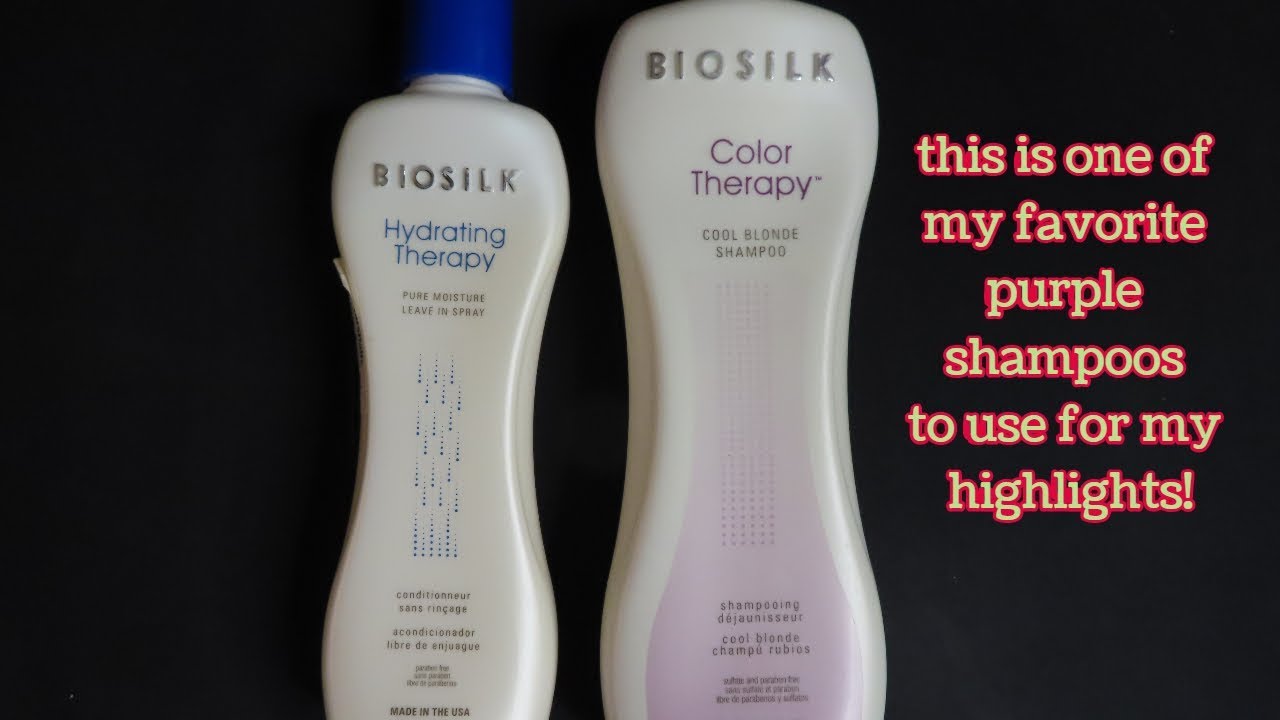 BIOSILK COLOR THERAPY COOL BLONDE SHAMPOO REVIEW!