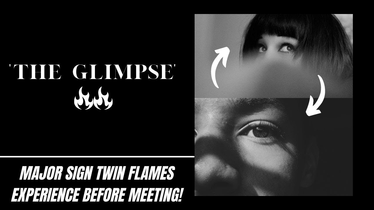 Twin Flame "Glimpse"⎮How Twin Flames "Meet" Before Actually Meeting in 3D [POWERFUL SIGN]