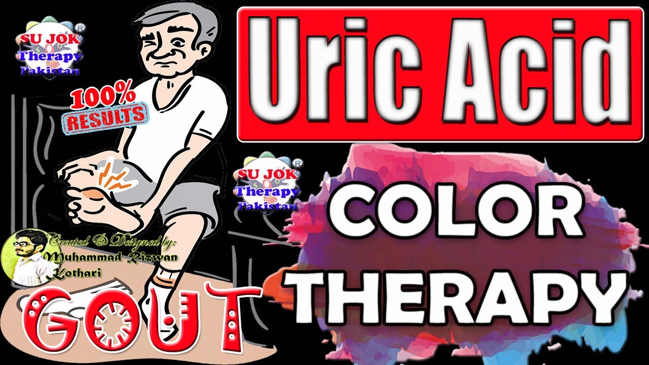 Uric Acid (Gout) Easy Treatment by Color Therapy| Holistic Healing| Sujok Acupressure & Acupuncture.