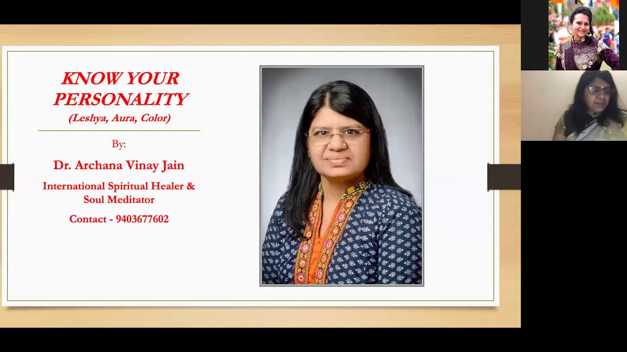 Know your Personality by Color therapy, Aura and Leshya by Dr Archana Jain