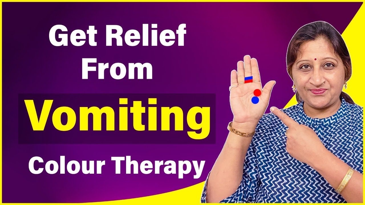 Vomiting Treatment By Acupressure Colour Therapy #shorts
