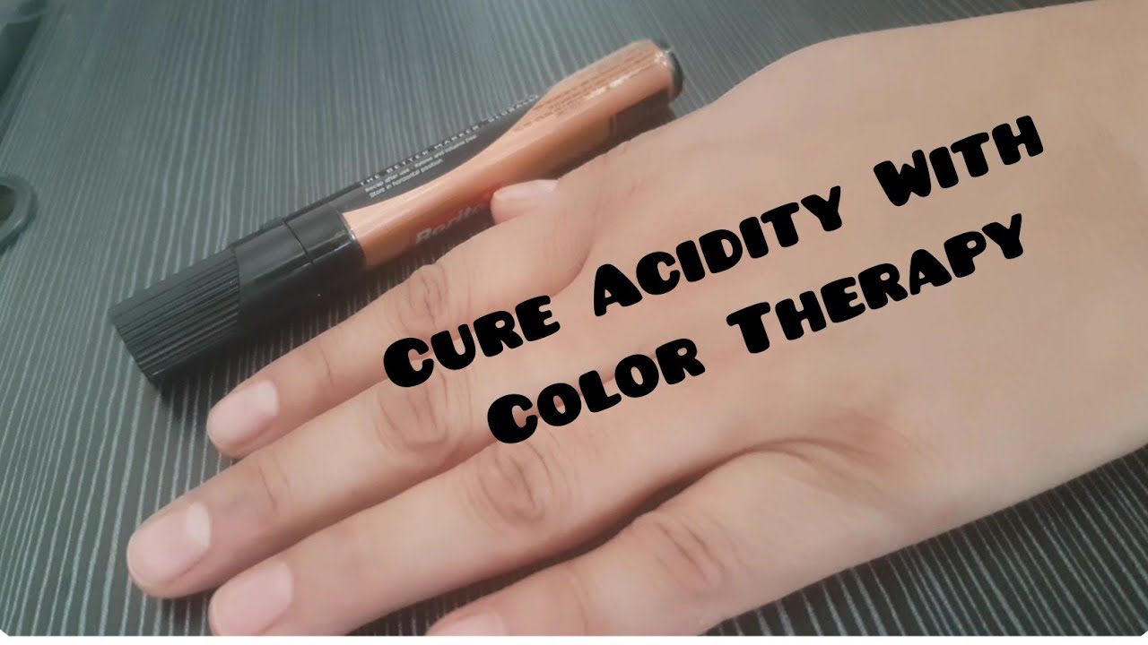 COLOR THERAPY/ CURE ACIDITY WITH COLOR THERAPY/ EFFECTIVE AND SIMPLE.