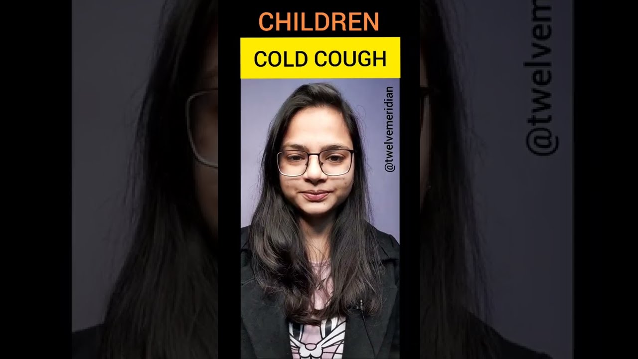 Color Therapy for Cold and Cough in Kids in Hindi | Twelve Meridian #shorts #twelvemeridian