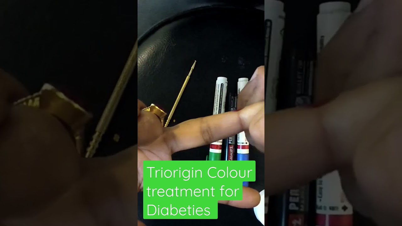 Colour treatment for #Diabeties