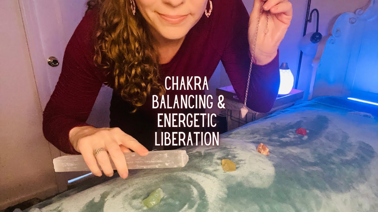 POV Reiki ASMR | Full Body Chakra Balancing For Energetic Liberation | Color Therapy♥️🧡💛💚💙💜🤍