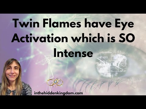 Twin Flames carry such an Intense Eye Activation 👁