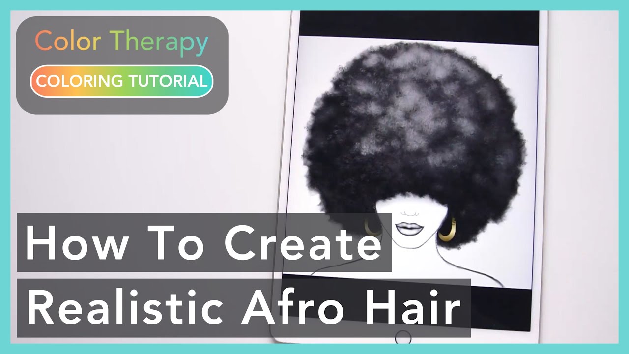 Coloring Tutorial: How to color Hyper Realistic Afro Hair