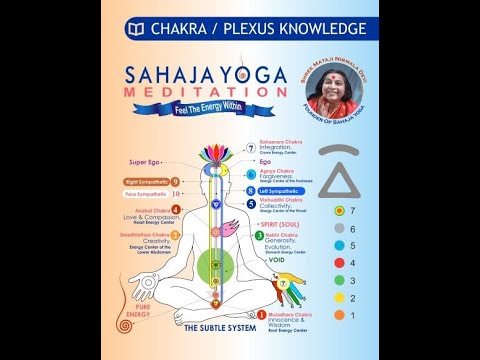 Know about Seven Chakras | Root to Crown |Sahaj Yoga | #shorts |English |Jai Sri Nirmala Devi Mataji