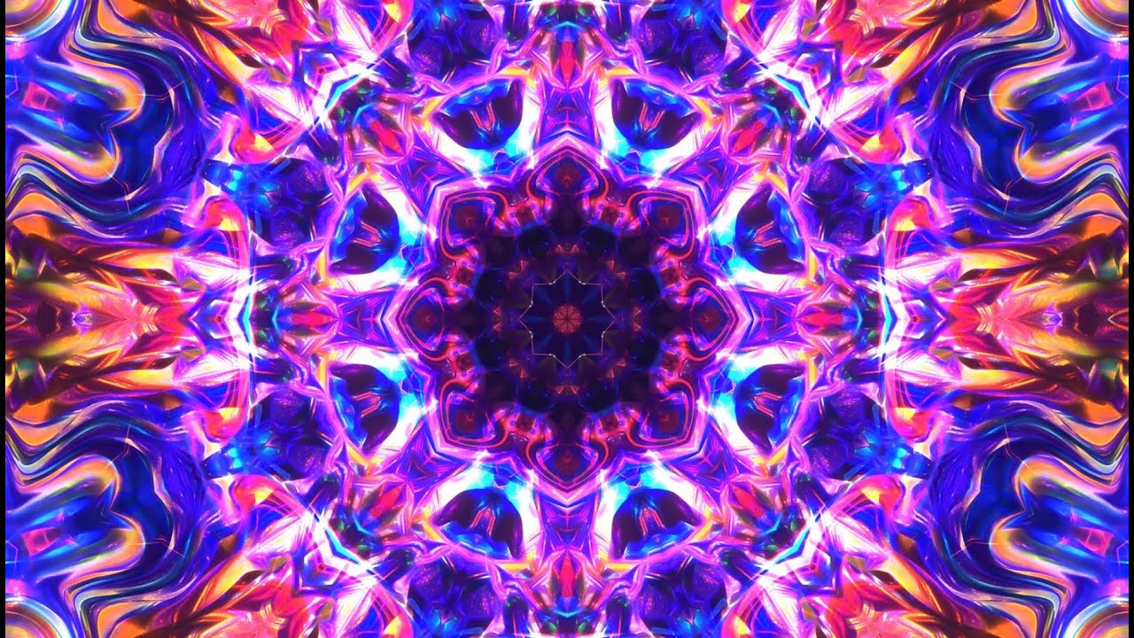 Kaleidoscope Visual Meditation, Kaleidoscope Brain Improvement, Kaleidoscope Color Therapy ❊0033